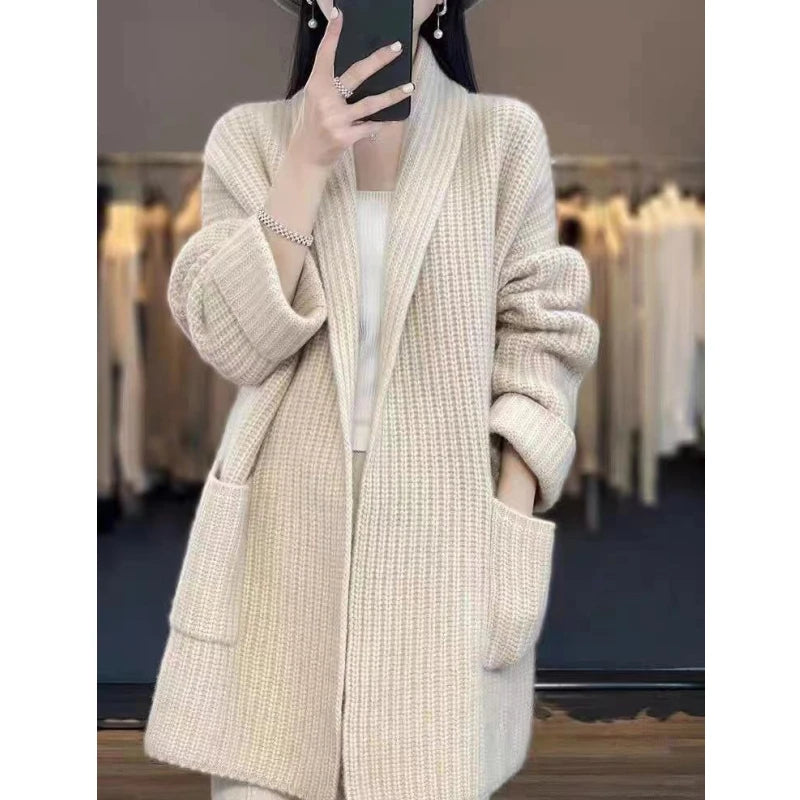 Stella | Elegant warm gebreid vest