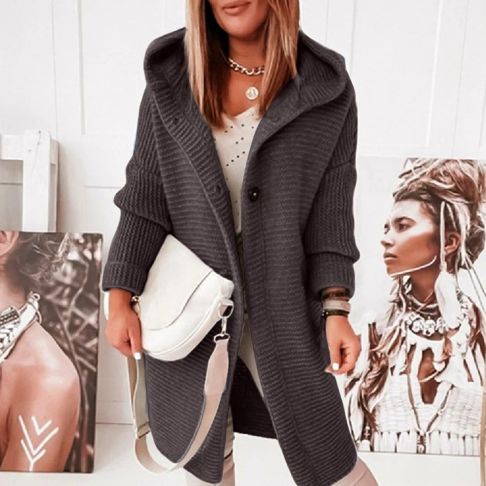 Layla | Lange mouwen met knoopjas voor dames