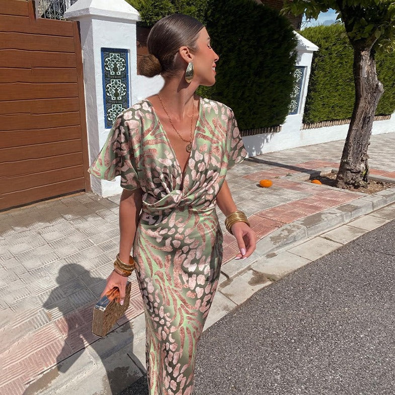 Vina | Sophisticated v-hals jurk