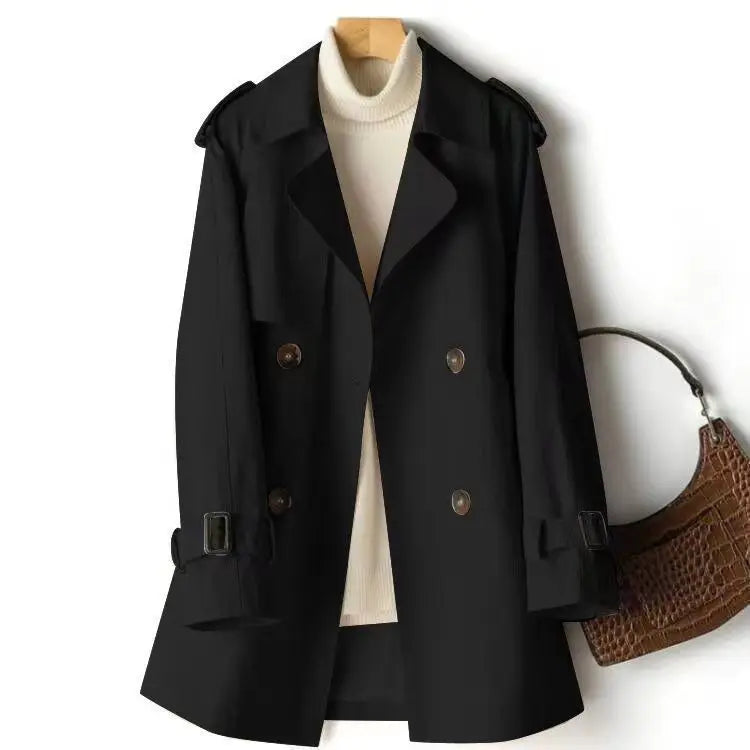 Pia | Elegante korte trenchcoat