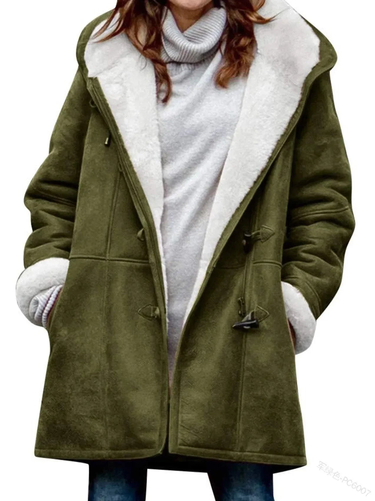 Aria | Elegante warme losse jas met capuchon