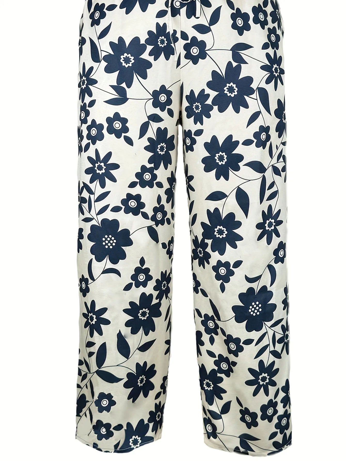 Lavina | Losse broek met stijlvolle bloemenprint