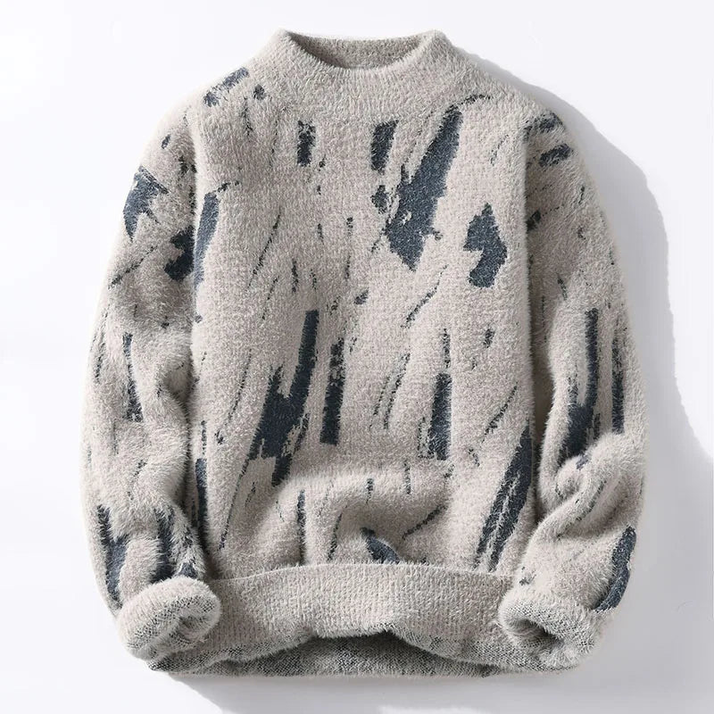 Raf | Zachte trui met artistieke print