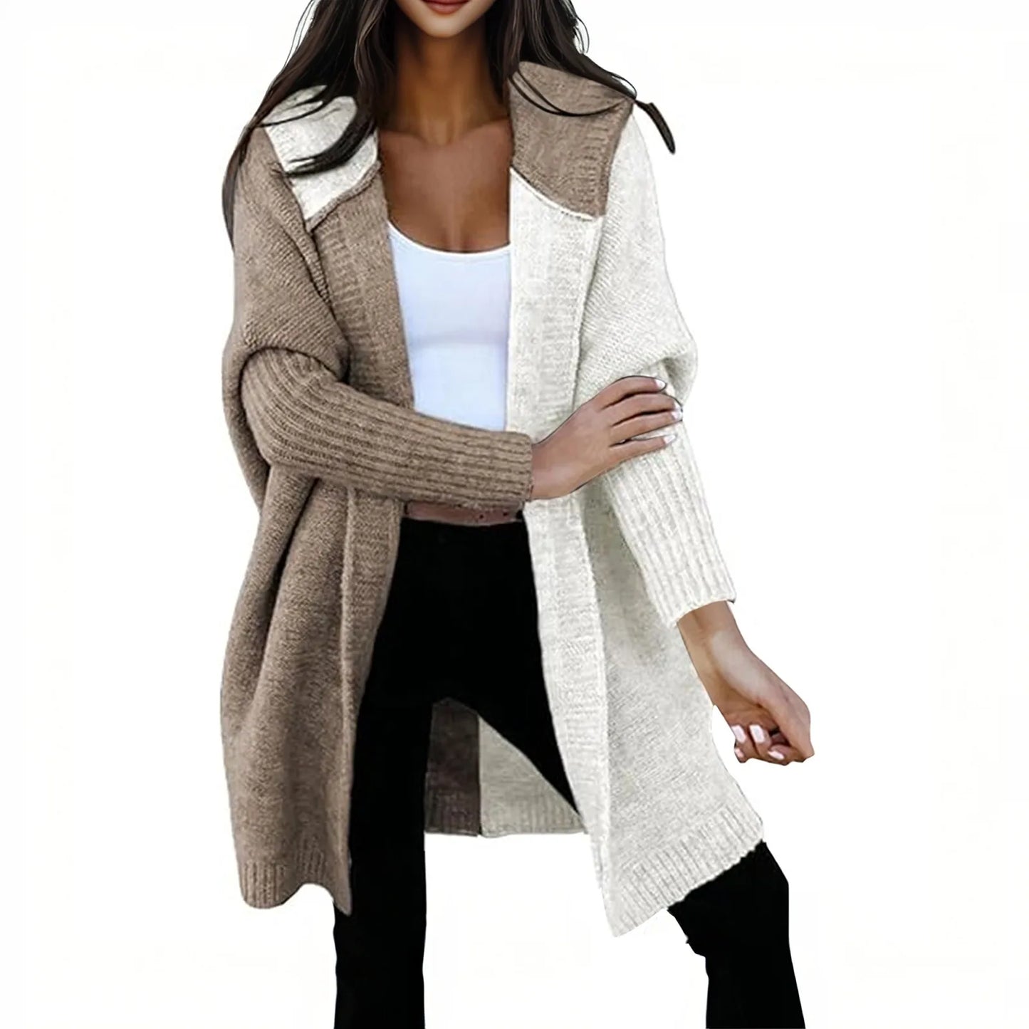 Maya | Warme gebreide cardigan