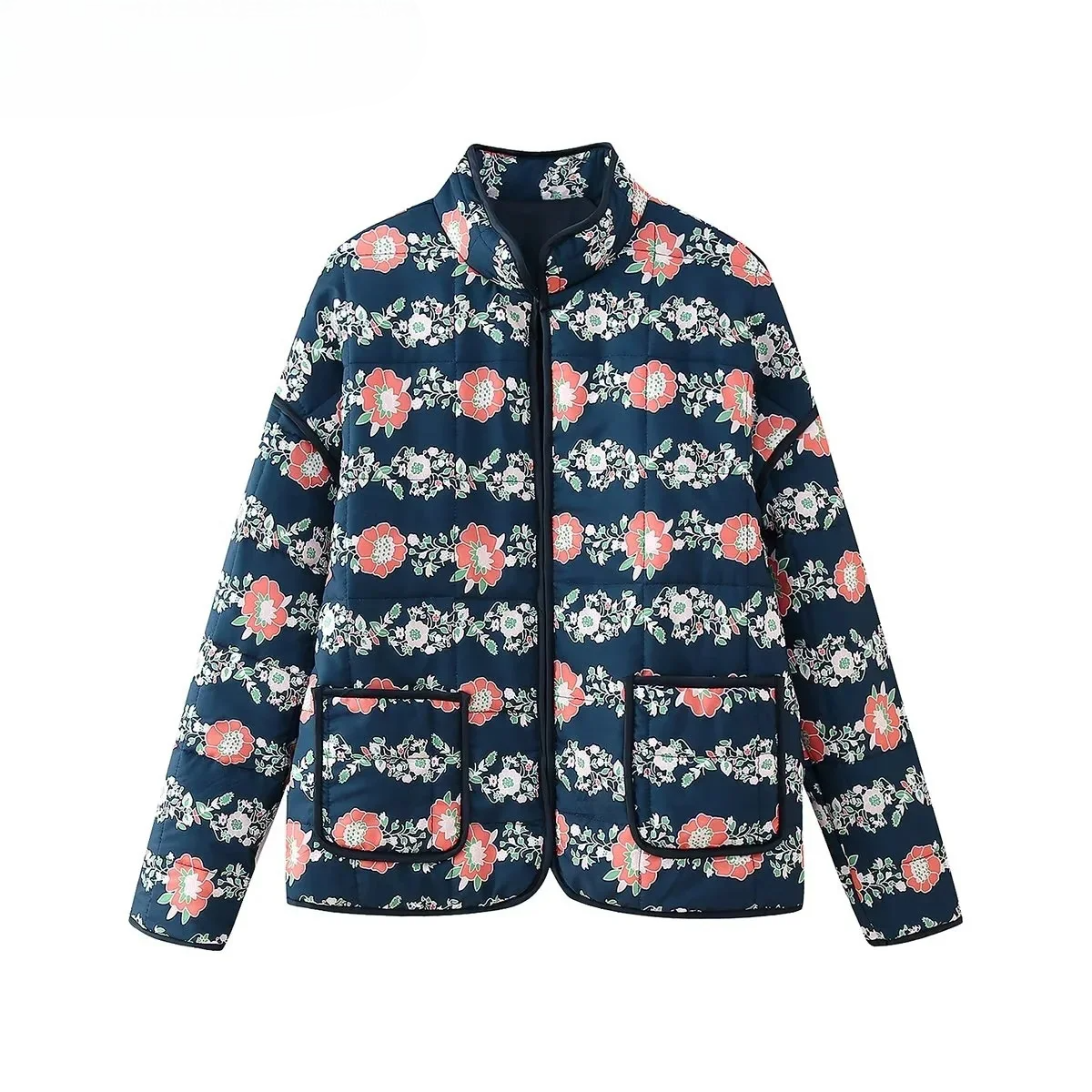 Evelyn | Elegante bloemenprint jas voor dames