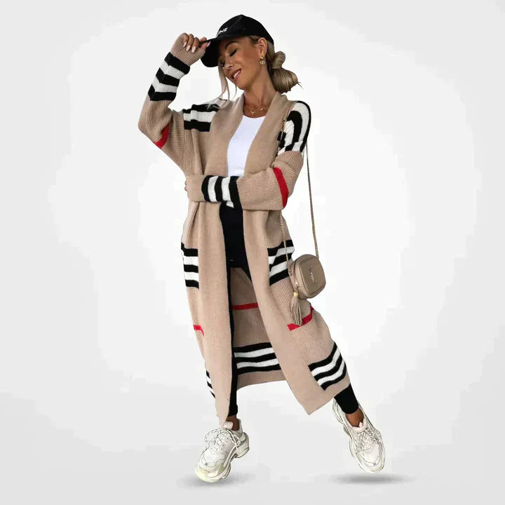 Davina | Zacht Gestreept Vest