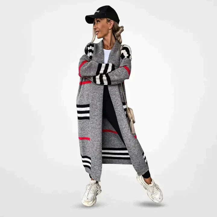 Davina | Zacht Gestreept Vest