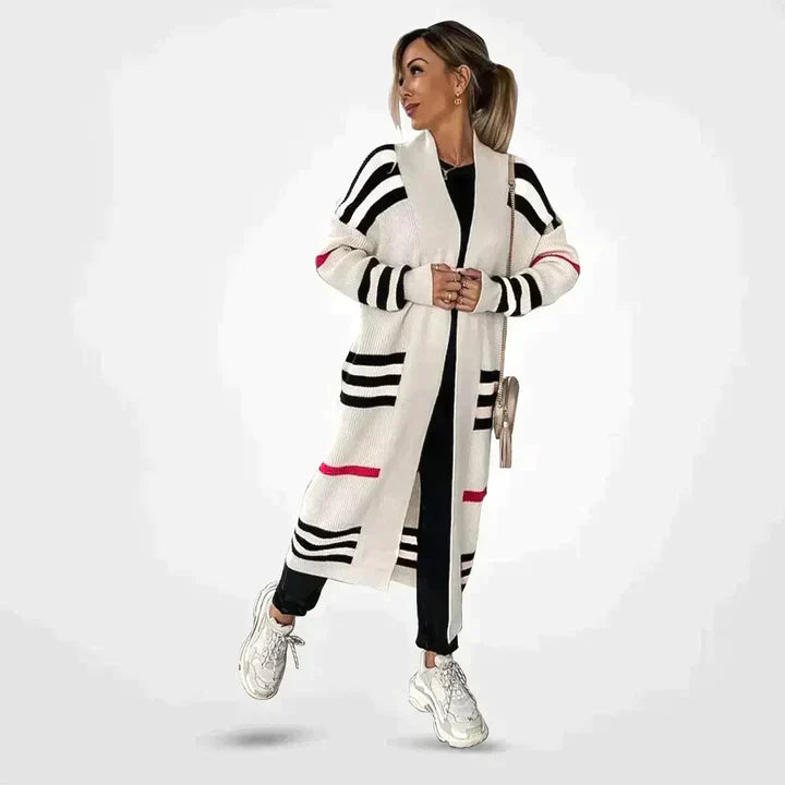Davina | Zacht Gestreept Vest
