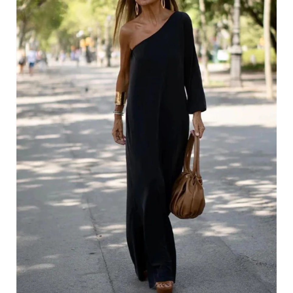 Colette | Elegante one-shoulder jurk