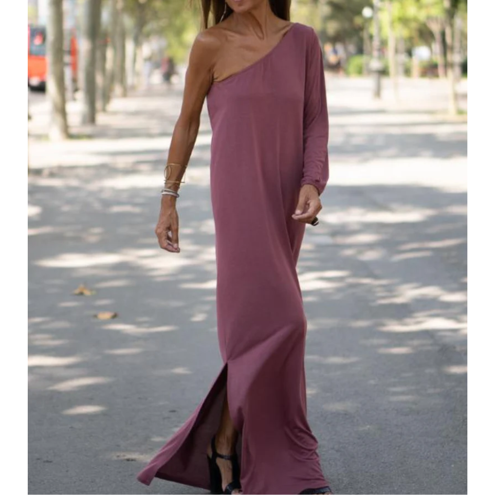 Colette | Elegante one-shoulder jurk