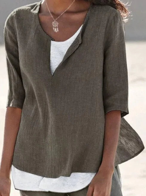 Luchtige Laagblouse