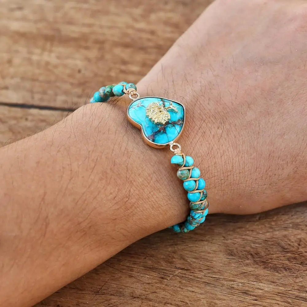 Fenne | Hartvormige Kralenarmband
