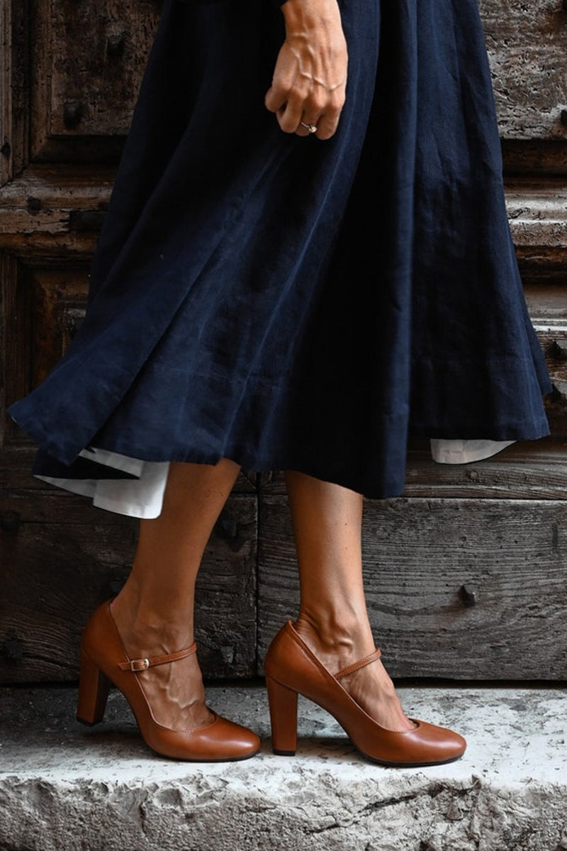 Caella™ | Elegante sandalen met banden en een compacte hak, perfect voor elke gelegenheid