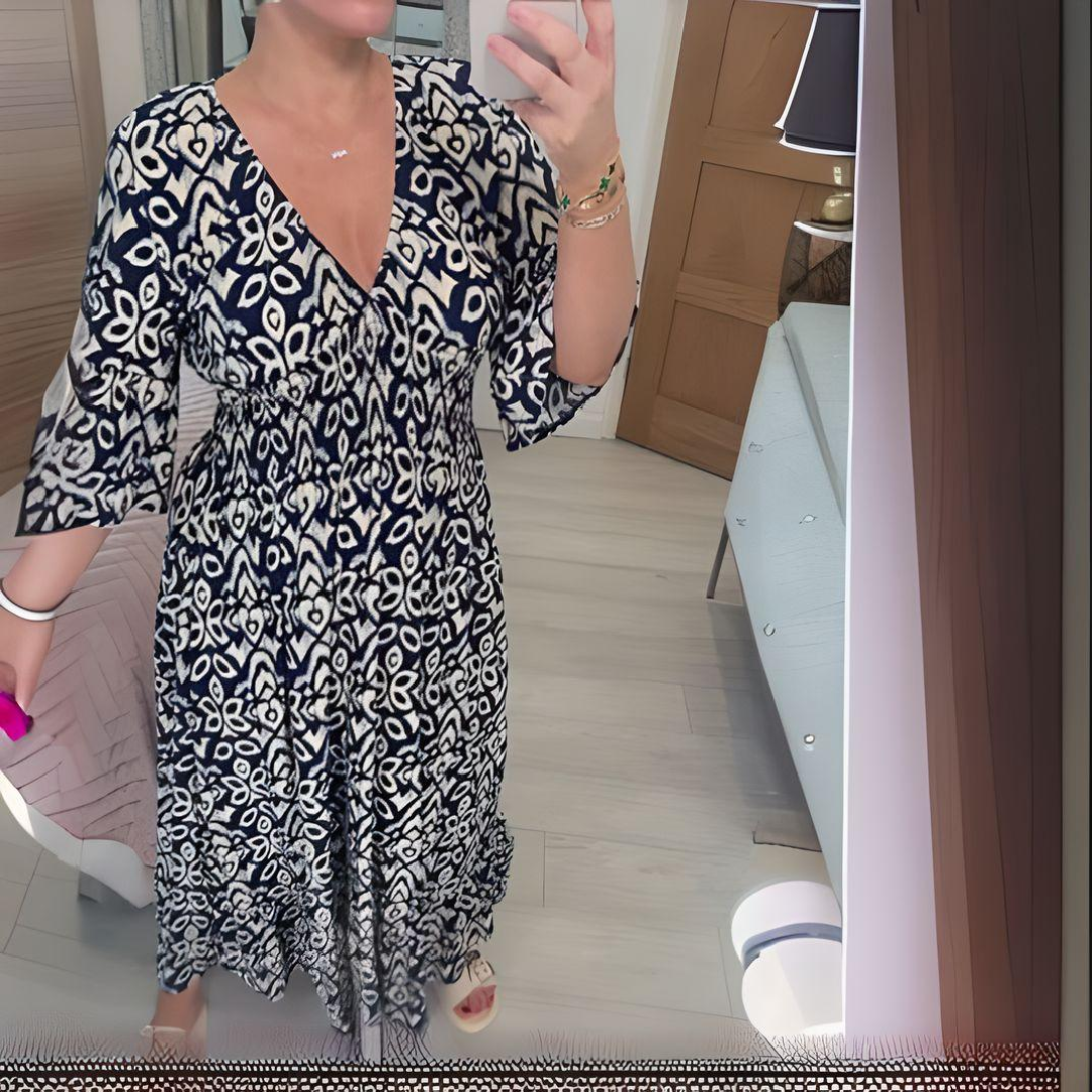 Paloma | Levendige bohemien jurk