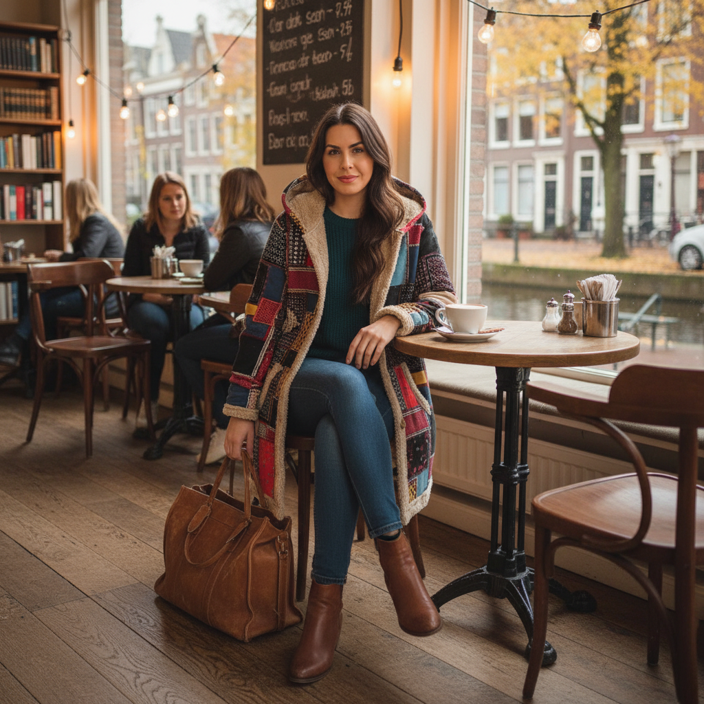 Flora | Warme Jas met Fleecevoering