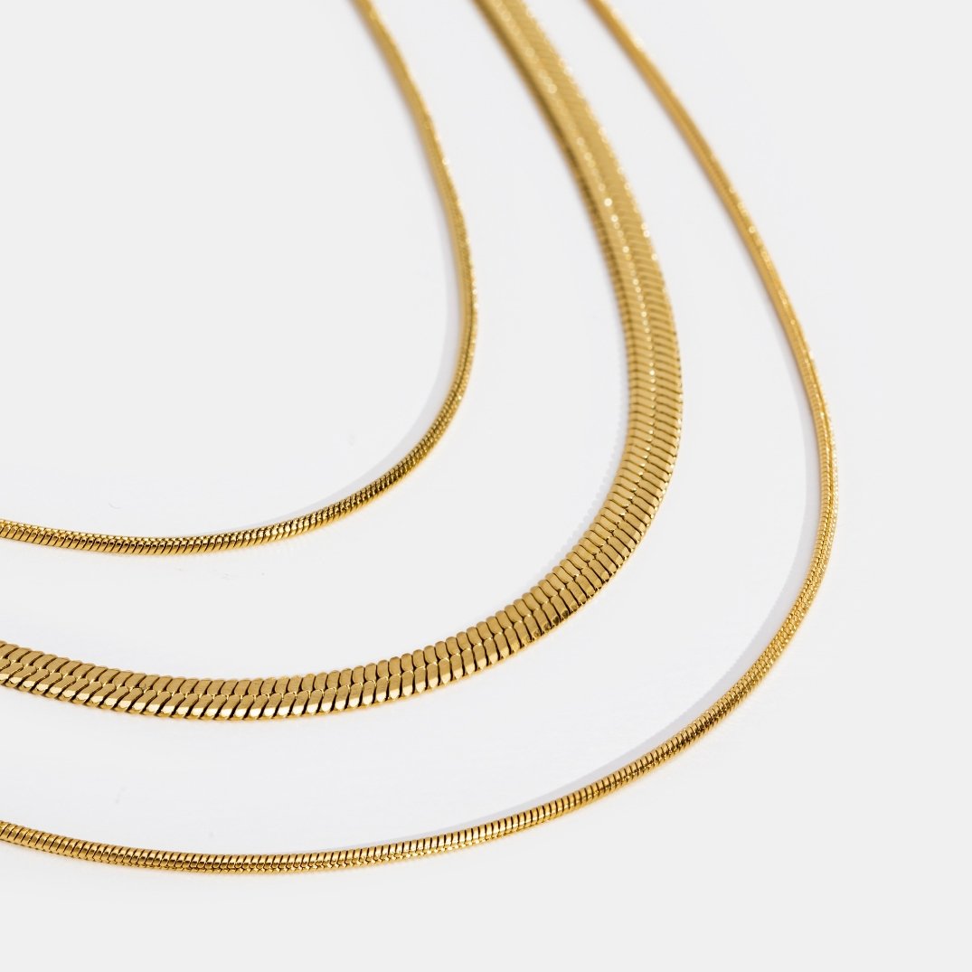 Gelaagde Gouden Ketting