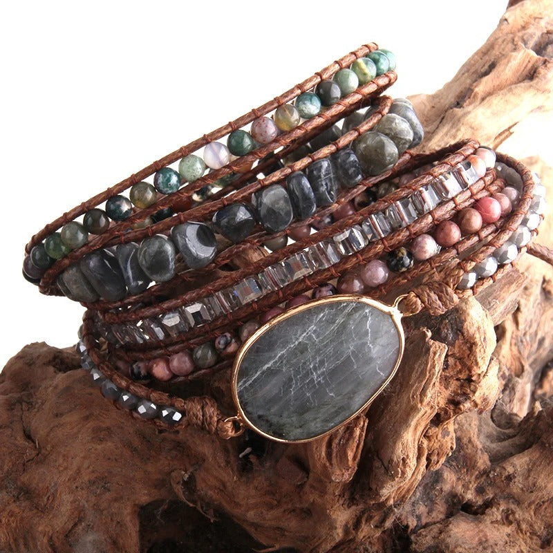 Linde | Bohemian Wikkelarmband
