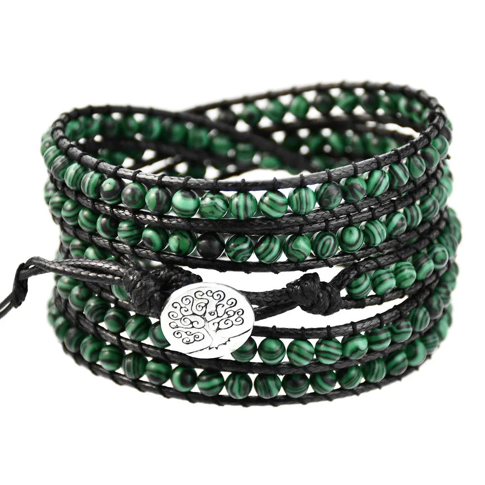 Louisa | 5-laags Bohemian Wikkelarmband