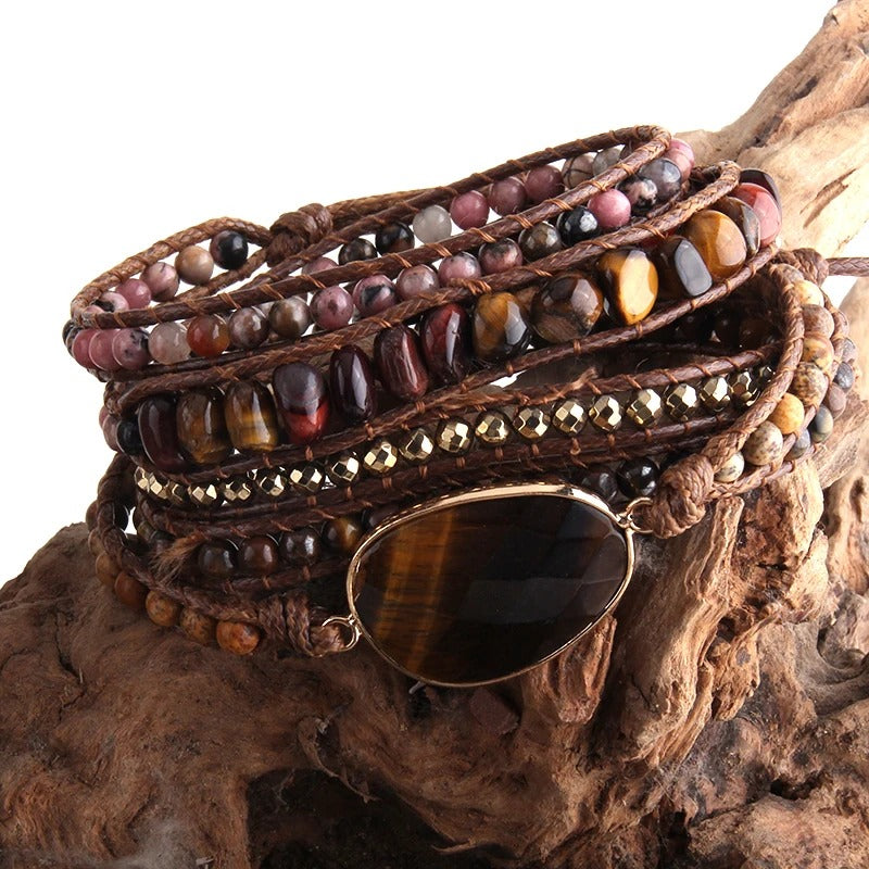 Linde | Bohemian Wikkelarmband