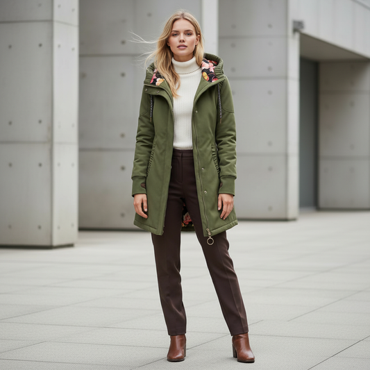 Abigail | Comfortabele warme gewatteerde jas