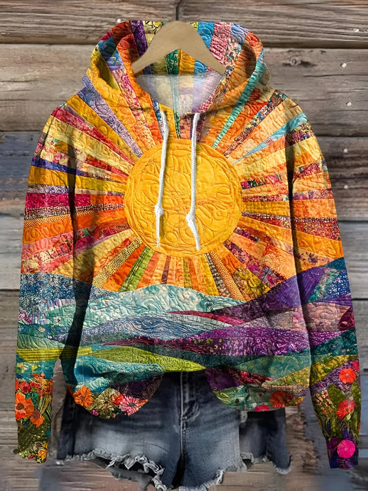 Amber | Kleurrijke zonsopgang hoodie