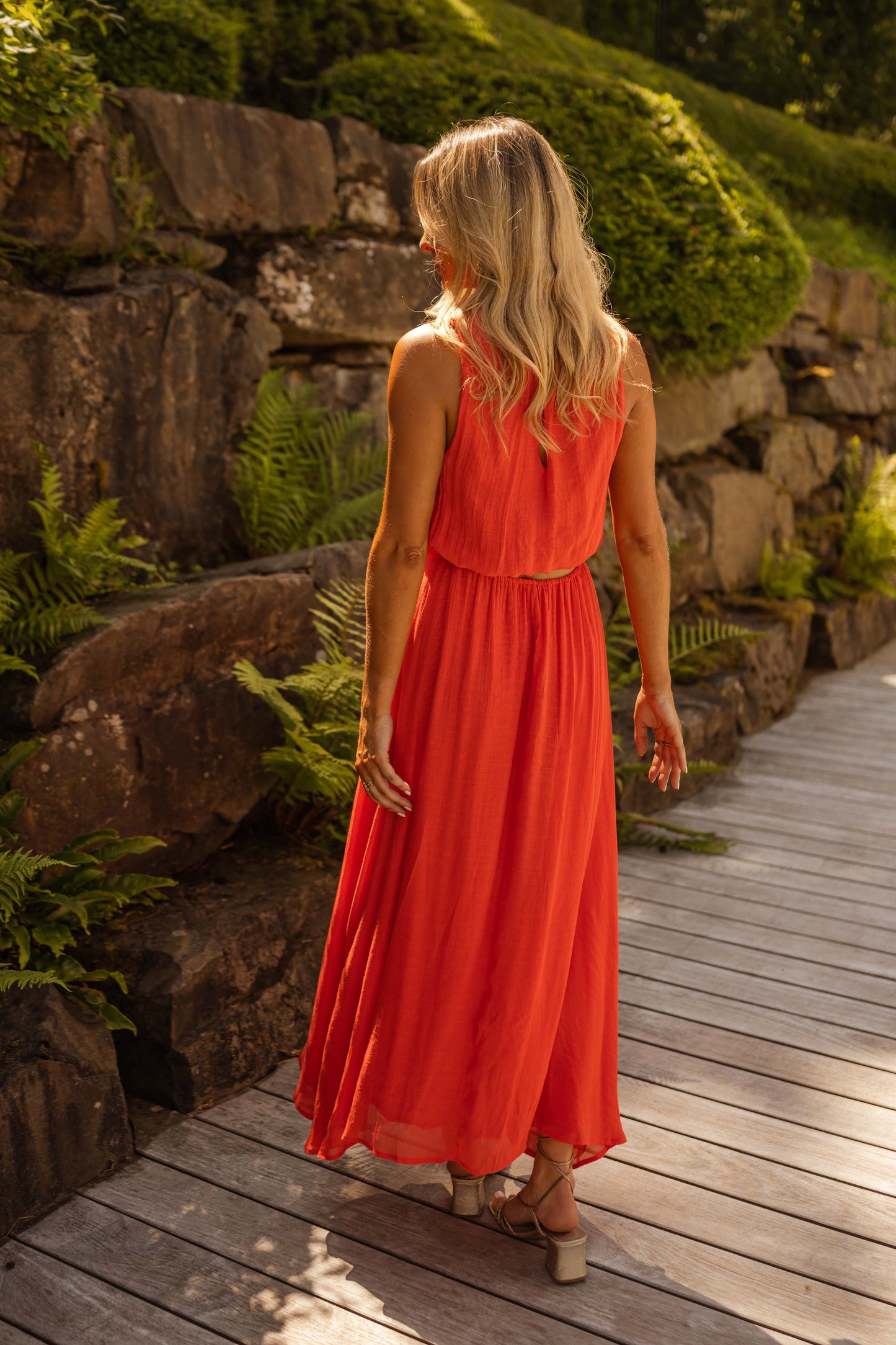 LISA™ | De Zomerjurk in Stralend Oranje