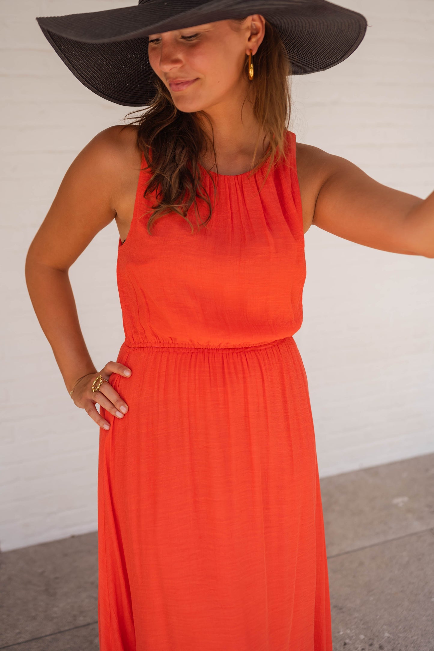 LISA™ | De Zomerjurk in Stralend Oranje