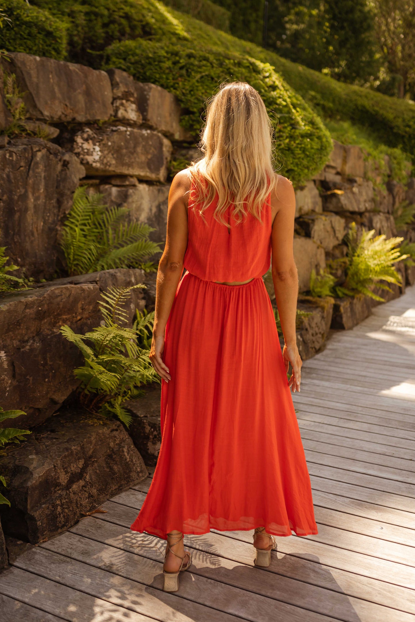 LISA™ | De Zomerjurk in Stralend Oranje