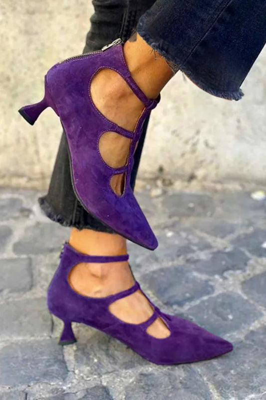 VIOLA | VINTAGE COURT SCHOEN MET MINI HAK