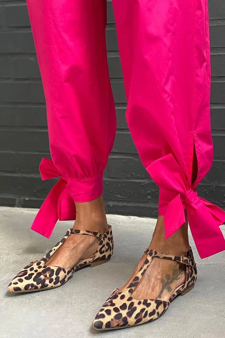 TAMARA | Elegante puntige ballerina met T-band voor een verfijnde stijl