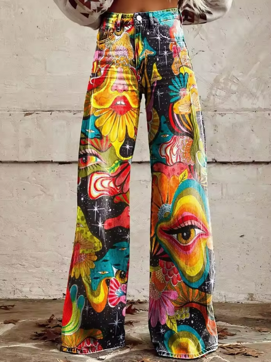 Katrina | Boho-chic broek met een artistieke flair