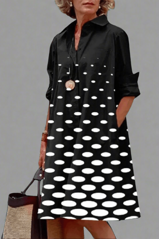 Yvonne | Luxe Midi Jurk met Elegante Ontwerp