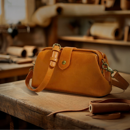 Velissa | Trendy Leren Tas