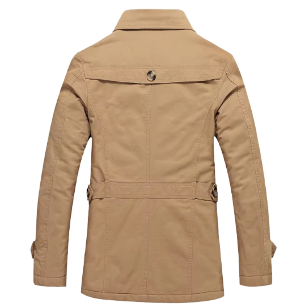 Elegante Gevoerde Trenchcoat