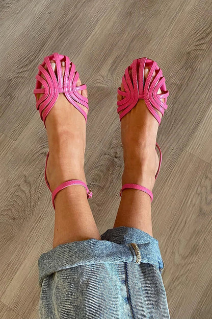 GINEVRA | Elegante Ballerina met Vlecht Detail voor een Verfijnde Look