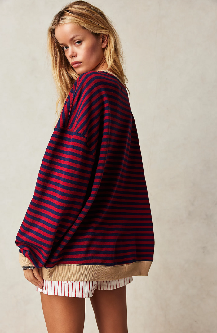 Mana | Gestreepte Oversized Trui