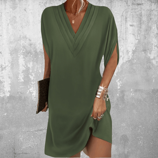 Thalia | Flatterende Taille-verbergende Jurk