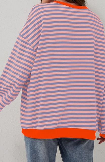 Mana | Gestreepte Oversized Trui