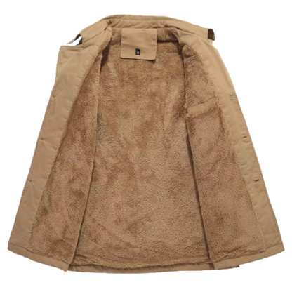 Elegante Gevoerde Trenchcoat