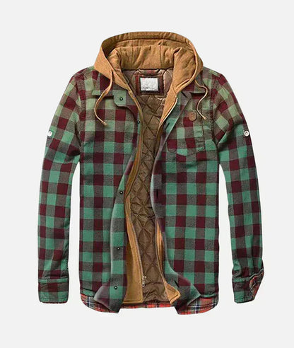 Alain – Patchwork jas met ruiten