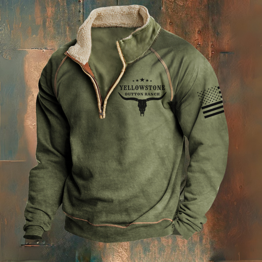 Andrei | Vintage Jas met Kwartritssluiting