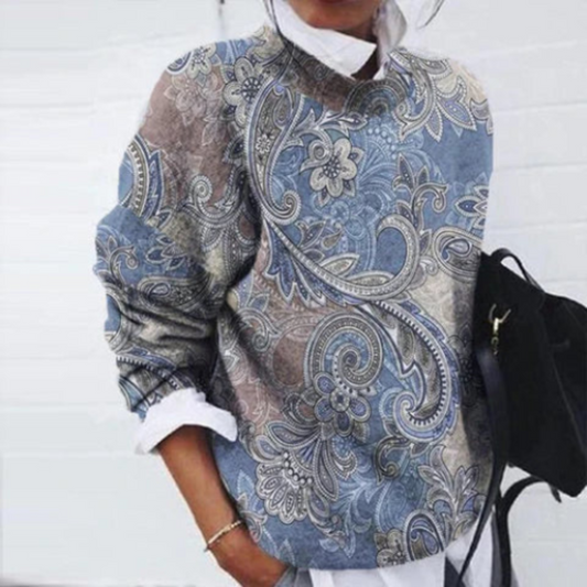Wilma | Dames Bloemen Casual Trui