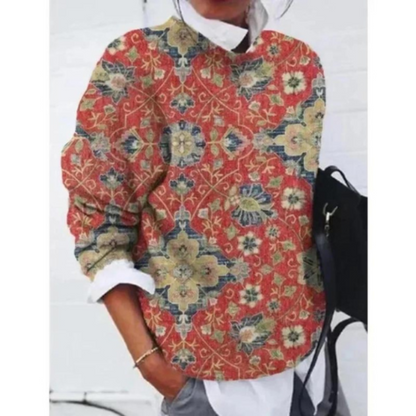 Wilma | Dames Bloemen Casual Trui