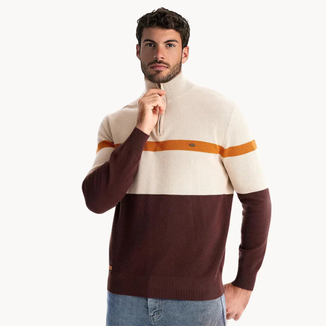 Lennox | Tijdloze Zip-up trui
