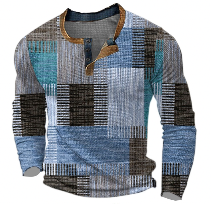 Fred | Kleurrijke patchwork trui