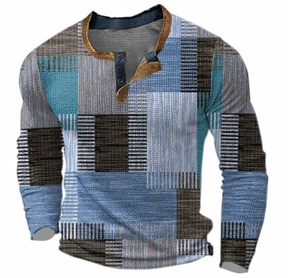 Fred | Kleurrijke patchwork trui