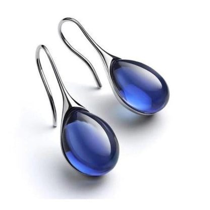 Oorbellen van Goud- en Zilver-kristal