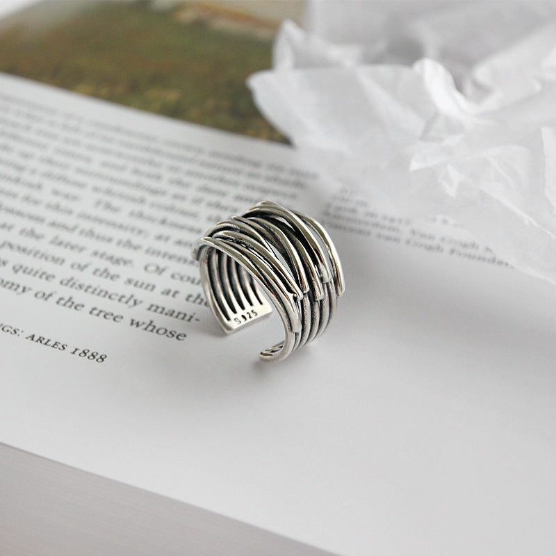 Verstelbare Zilveren Ring