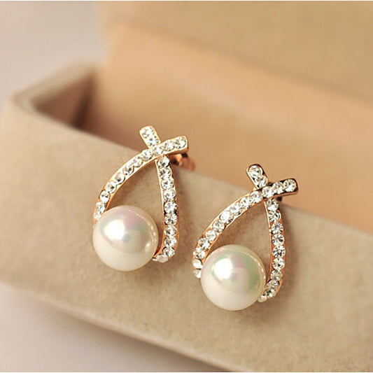Oorbellen met Parels en Glitter