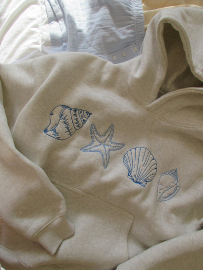 Ocenia | Unisex Sweatshirt met Schelpen